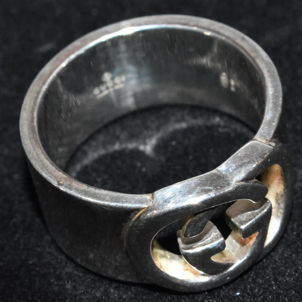 Gucci Interlocking Gg Ring Silver - image 8
